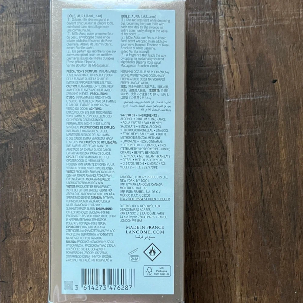 Idôle Aura Eau de Parfum - White and Gold - Picture 2 of 5